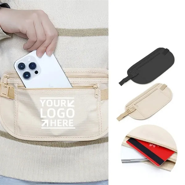 Hidden Belt Bag with RFID Blocking