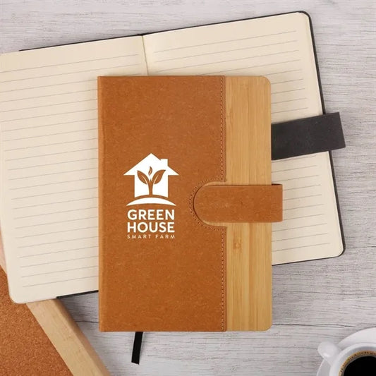 Bamboo Journal W/ Magnetic Closure & FSC Paper