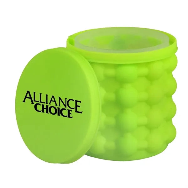 Silicone Ice Cube Maker & Mini Bucket