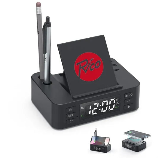 Foldable Phone Stand with Wireless Charger and Speaker