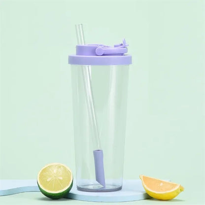 30oz Tritan Clear Tumbler with Straw