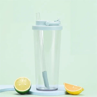 30oz Tritan Clear Tumbler with Straw