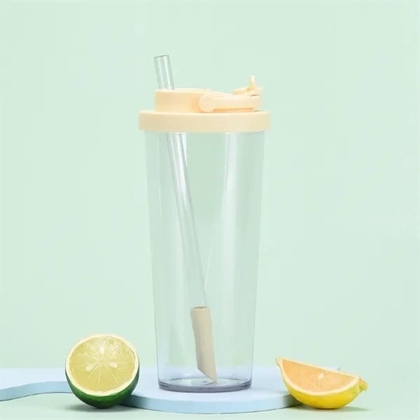 30oz Tritan Clear Tumbler with Straw