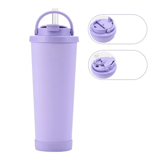30oz Large Capacity Insulated Tumbler with Straw