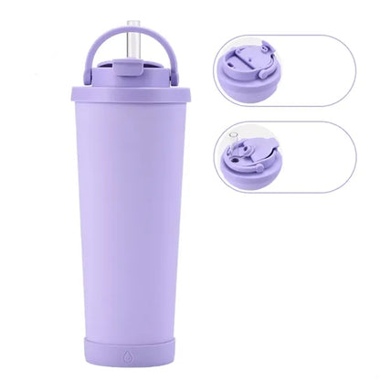 30oz Large Capacity Insulated Tumbler with Straw