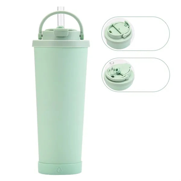 30oz Large Capacity Insulated Tumbler with Straw