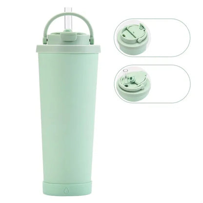 30oz Large Capacity Insulated Tumbler with Straw