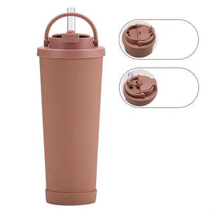 30oz Large Capacity Insulated Tumbler with Straw