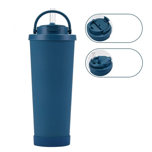 30oz Large Capacity Insulated Tumbler with Straw