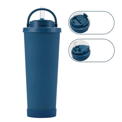 30oz Large Capacity Insulated Tumbler with Straw