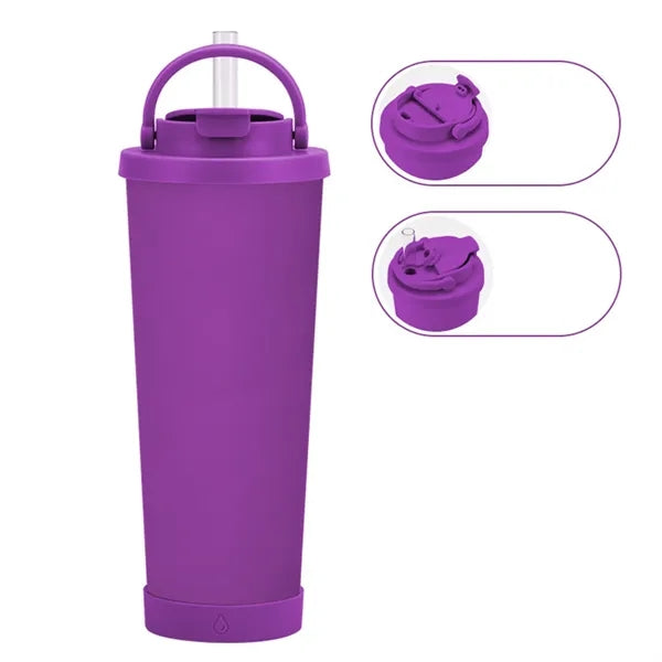30oz Large Capacity Insulated Tumbler with Straw