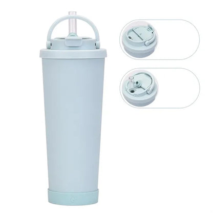 30oz Large Capacity Insulated Tumbler with Straw