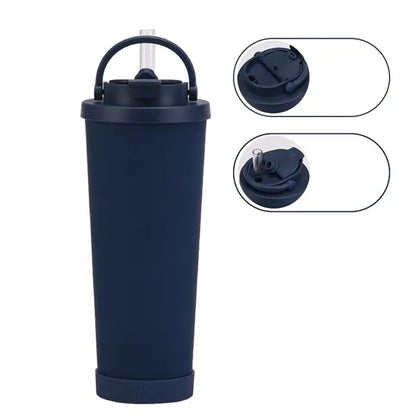 30oz Large Capacity Insulated Tumbler with Straw