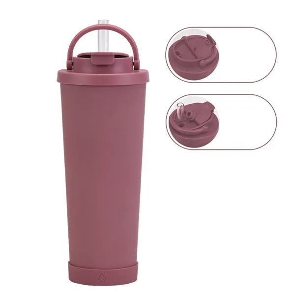 30oz Large Capacity Insulated Tumbler with Straw