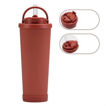 30oz Large Capacity Insulated Tumbler with Straw