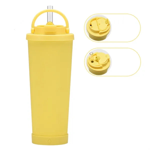 30oz Large Capacity Insulated Tumbler with Straw