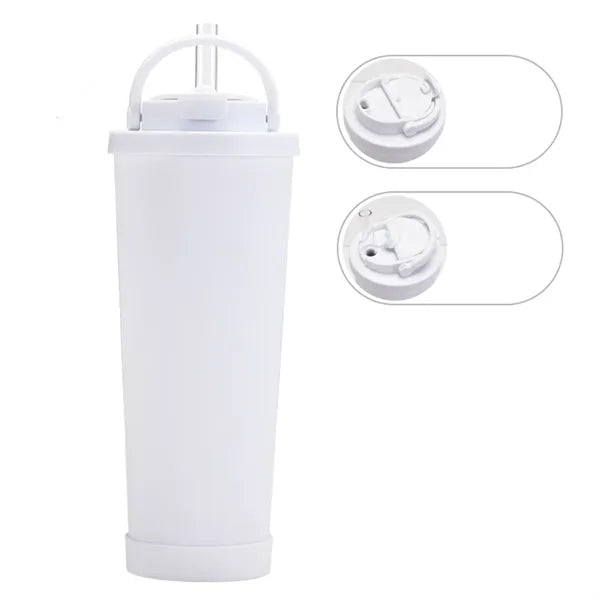 30oz Large Capacity Insulated Tumbler with Straw
