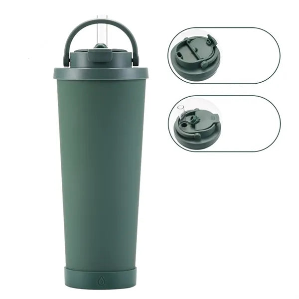 30oz Large Capacity Insulated Tumbler with Straw
