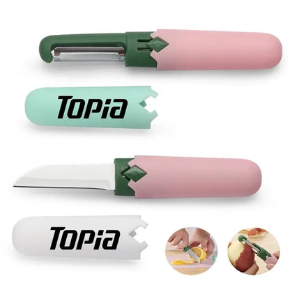 2 in 1 Fruit Vegetable Peele With Protective Blade Caps