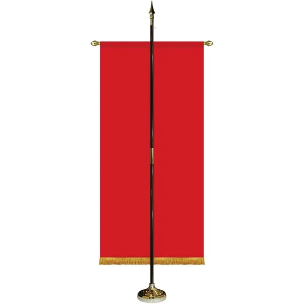 36" x 72" Premium Gonfalon 8' Kit / Straight Cut / Fringe