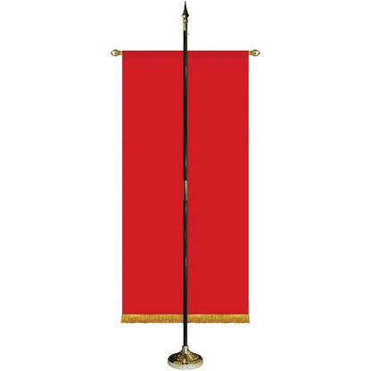 36" x 72" Premium Gonfalon 8' Kit / Straight Cut / Fringe