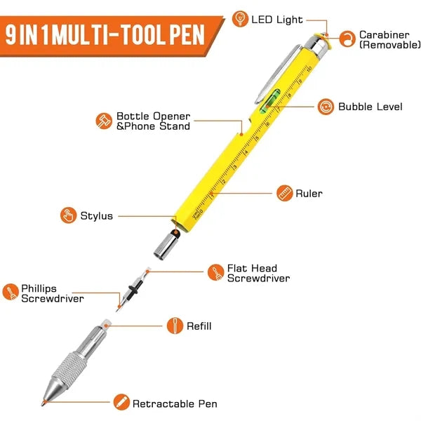 9 in 1 Multi-Tool Pen