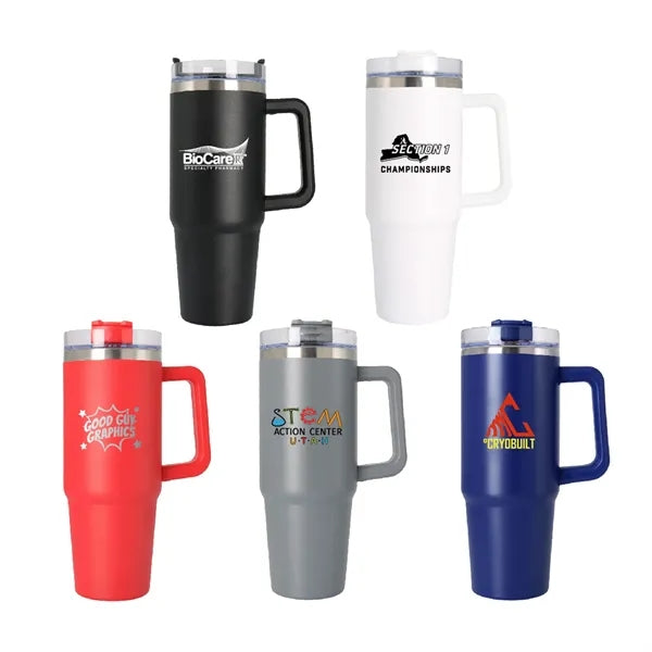 30oz - Stainless Double Wall Handle Mug