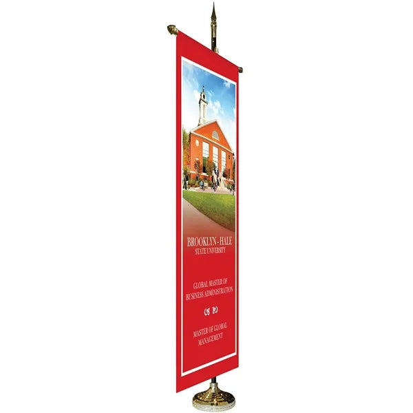 36" x 72" Premium Gonfalon 7' Kit / Straight Cut