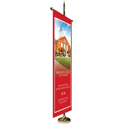 36" x 72" Premium Gonfalon 7' Kit / Straight Cut