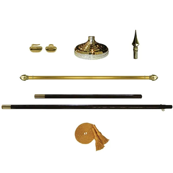 36" x 72" Premium Gonfalon 7' Kit / Straight Cut