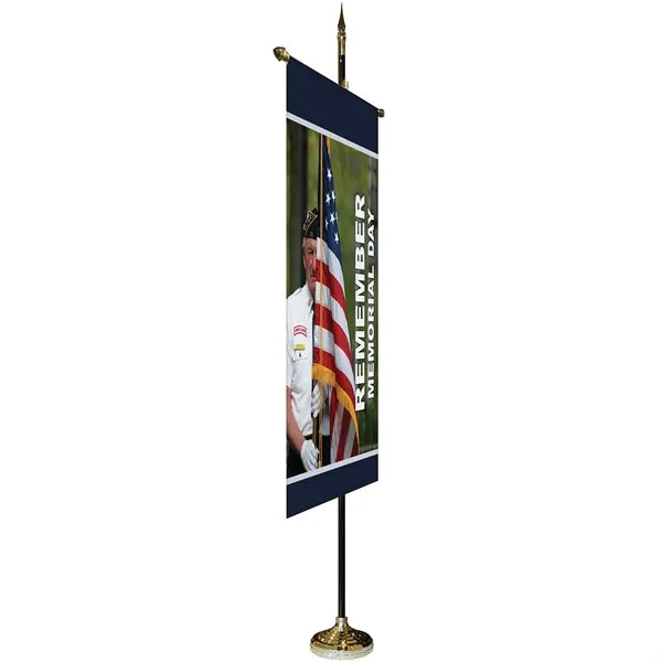 36" x 60" Premium Gonfalon 8' Kit / Straight Cut