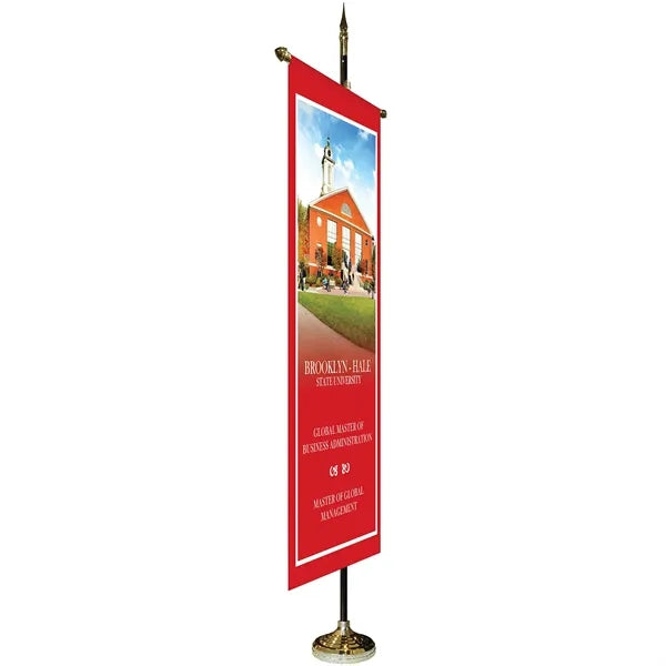 36" x 72" Premium Gonfalon 8' Kit / Straight Cut