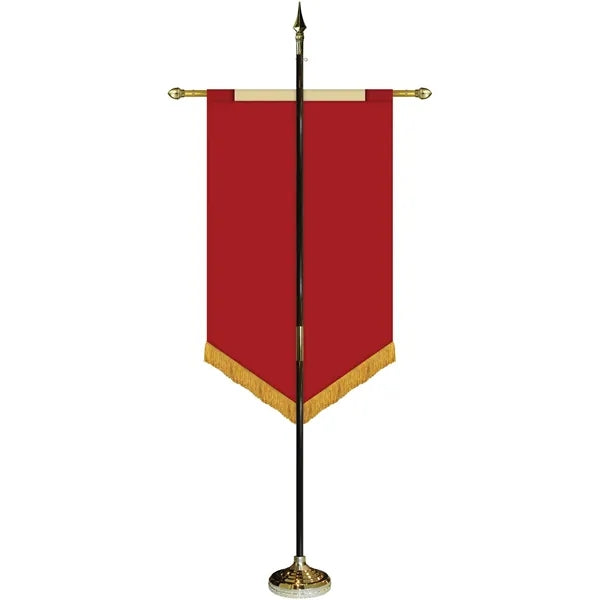 30" x 48" Premium Gonfalon 7' Kit / V-Cut / Fringe