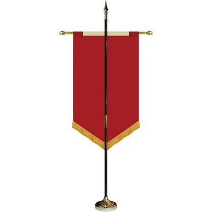 30" x 48" Premium Gonfalon 7' Kit / V-Cut / Fringe