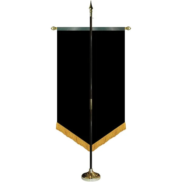 36" x 60" Premium Gonfalon 7' Kit / V-Cut / Fringe