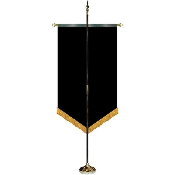 36" x 60" Premium Gonfalon 8' Kit / V-Cut / Fringe
