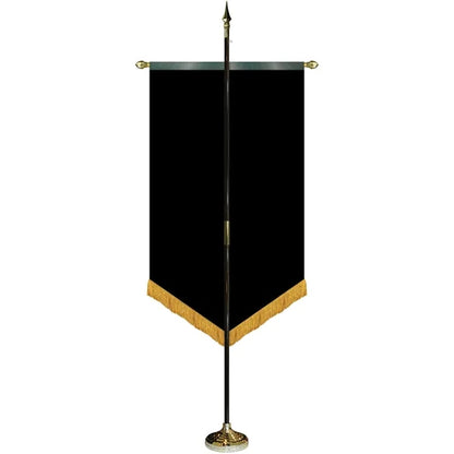 36" x 60" Premium Gonfalon 8' Kit / V-Cut / Fringe