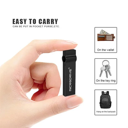Metal USB 2.0 Flash Drive Keychain