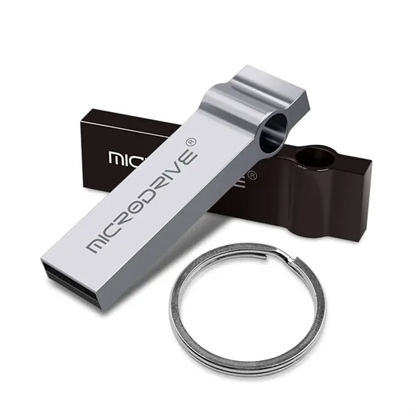 Metal USB 2.0 Flash Drive Keychain