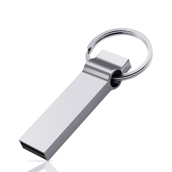 Metal USB 2.0 Flash Drive Keychain