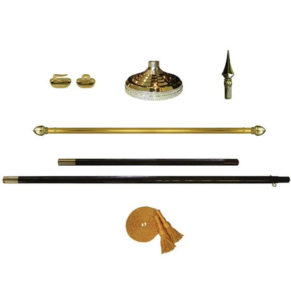 30" x 48" Premium Gonfalon 7' Kit / V-Cut