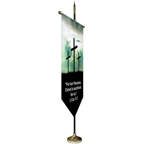 36" x 60" Premium Gonfalon 7' Kit / V-Cut