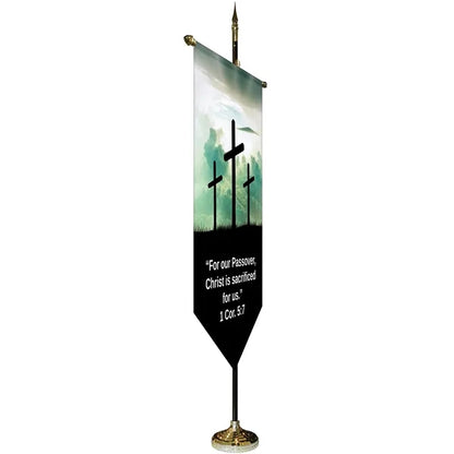 36" x 60" Premium Gonfalon 7' Kit / V-Cut