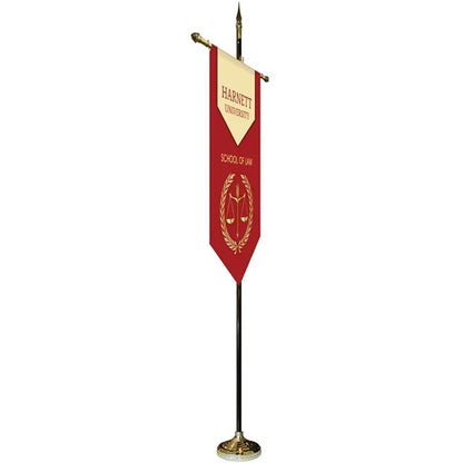 30" x 48" Premium Gonfalon 8' Kit / V-Cut
