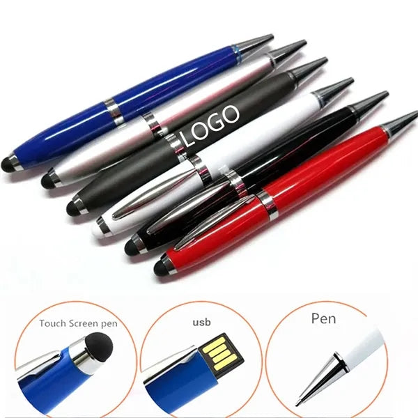 64GB USB Flash Drive Metal Ballpoint Pen