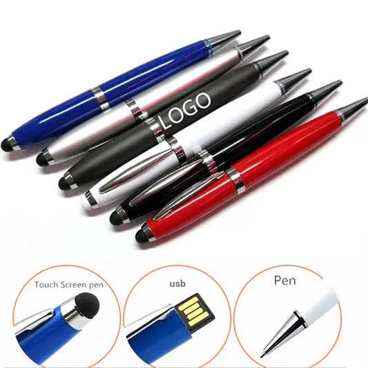 64GB USB Flash Drive Metal Ballpoint Pen