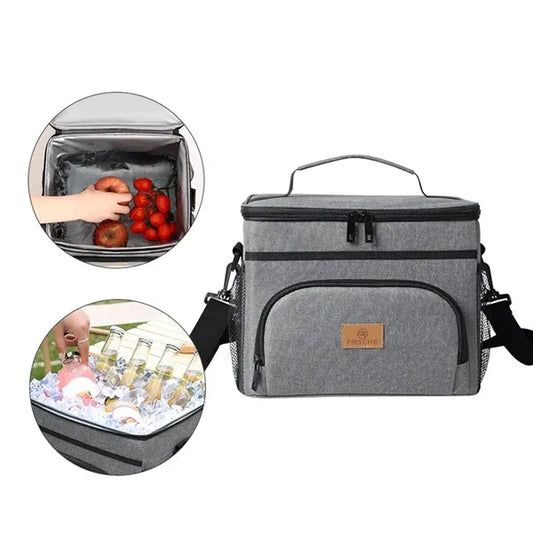 Leakproof Cooler Bag with Adjustable Shoulder Strap