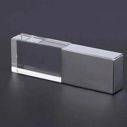 Rectangular crystal USB flash drive