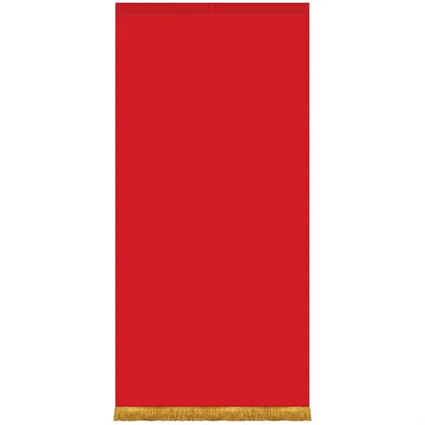 36" x 72" Premium Gonfalon Straight Cut Banner with Fringe