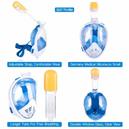 Full Face Snorkel Diving Mask